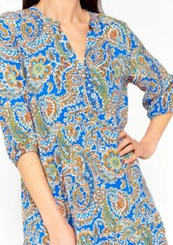 LOLALIZA Maxi-jurk Met Paisleyprint - Blauw - Maat 38 -Trendsyol Winkel 846x1200 9