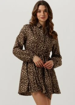 Colourful Rebel Minon Leopard Mini Dress- Maat S 22 Colourful Rebel Minon Leopard Mini Dress- Maat S -Trendsyol Winkel 857x1200 4