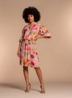 Geisha Dress 37137-20 Sand/Pink Combi 27 Geisha Dress 37137-20 Sand/Pink Combi -Trendsyol Winkel 884x1200 10