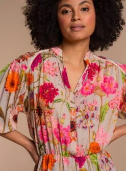 Geisha Dress 37137-20 Sand/Pink Combi 22 Geisha Dress 37137-20 Sand/Pink Combi -Trendsyol Winkel 884x1200 5