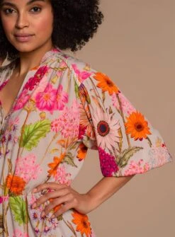 Geisha Dress 37137-20 Sand/Pink Combi 25 Geisha Dress 37137-20 Sand/Pink Combi -Trendsyol Winkel 884x1200 8