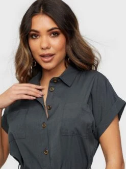 ONLY ONLHANNOVER S/S SHIRT DRESS NOOS WVN Dames - Maat 36 -Trendsyol Winkel 894x1200