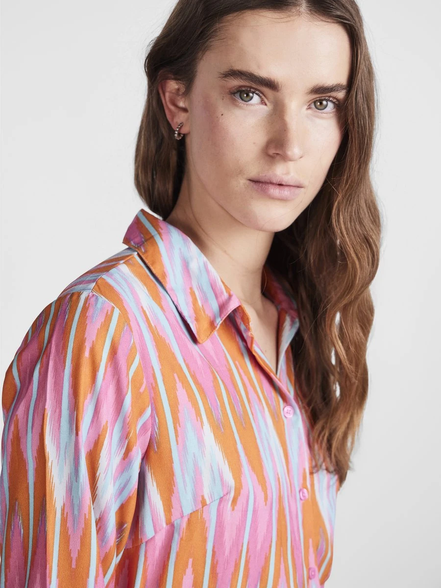 PIECES PCASHLEY LS MIDI SHIRT DRESS D2D Dames - Maat M 7 PIECES PCASHLEY LS MIDI SHIRT DRESS D2D Dames - Maat M - Afbeelding 5