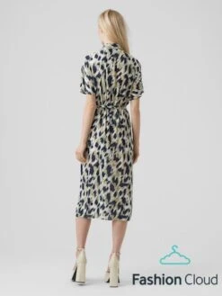 VERO MODA VMMENNY SS CALF SHIRT DRESS WVN GA Dames Jurk - Maat L -Trendsyol Winkel 900x1200 15