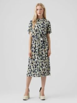 VERO MODA VMMENNY SS CALF SHIRT DRESS WVN GA Dames Jurk - Maat L -Trendsyol Winkel 900x1200 16