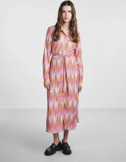 PIECES PCASHLEY LS MIDI SHIRT DRESS D2D Dames - Maat XL -Trendsyol Winkel 935x1200